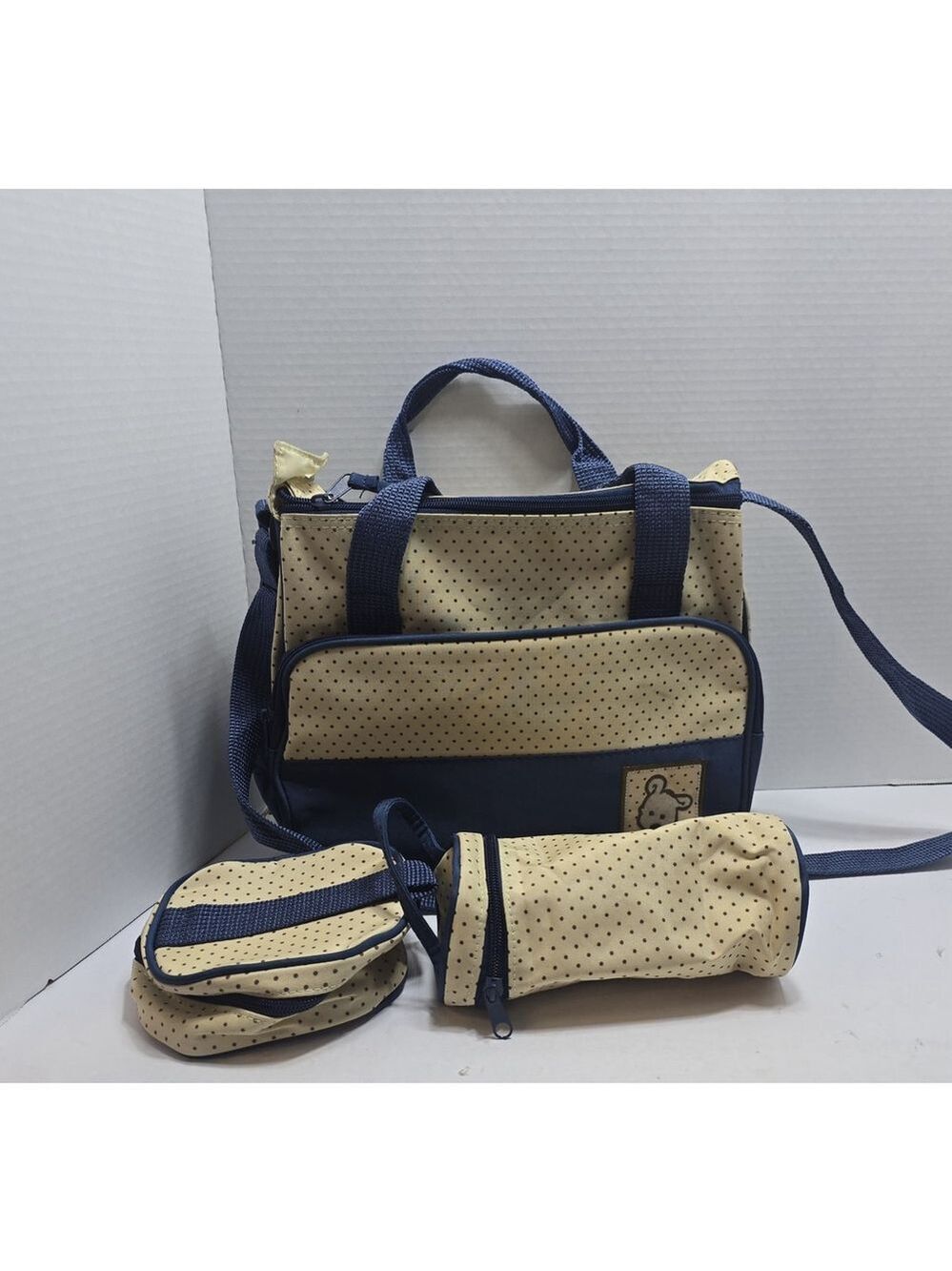 Baby Diaper Bag For Mom Baby Bottle Holder Mother Mummy Stroller Maternity 3 Pcs